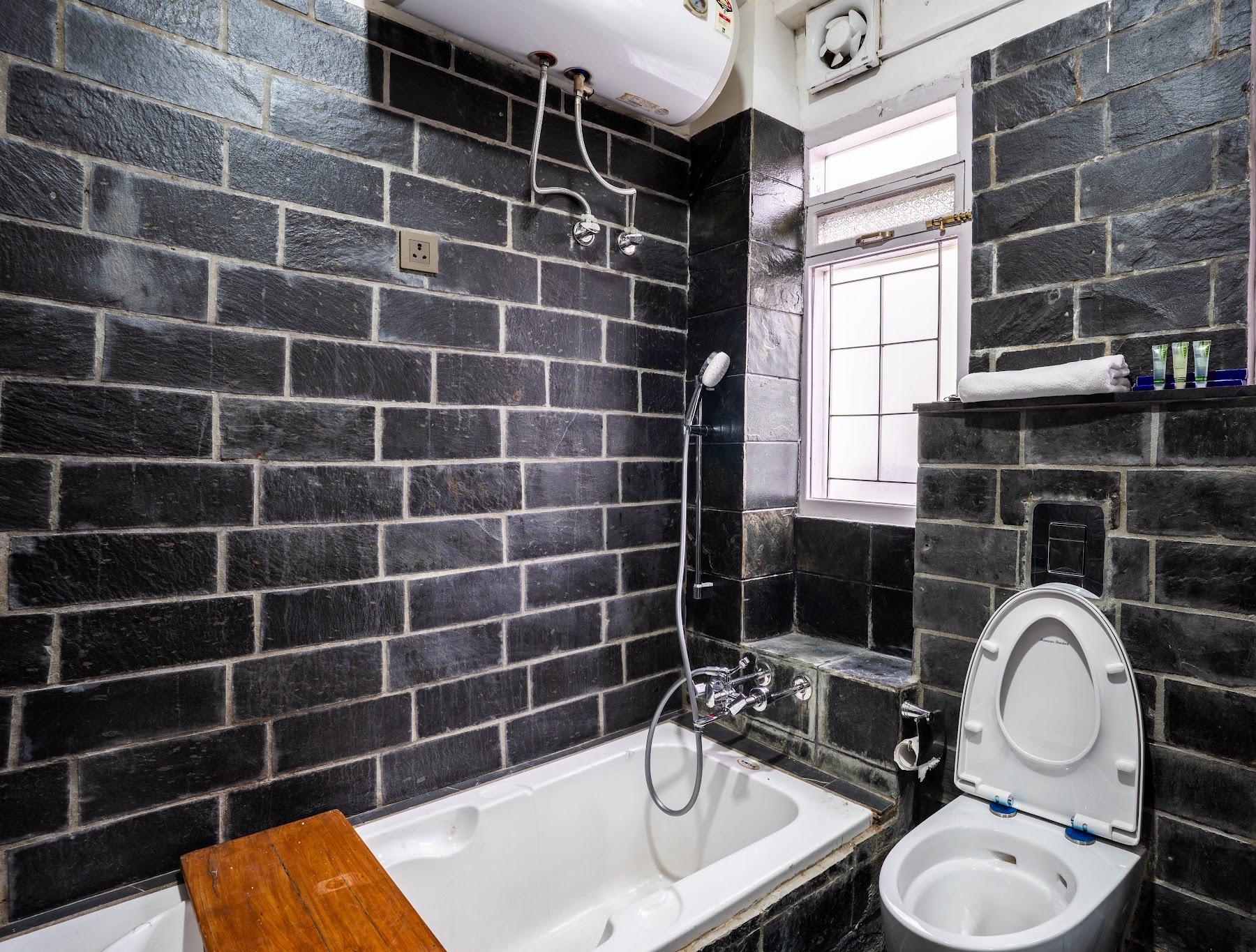 Bathroom in the ground-floor suite